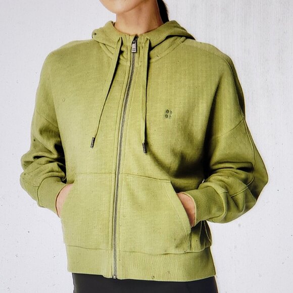 Sweaty Betty Crop Zip Through Hoodie - Picture 1 of 9